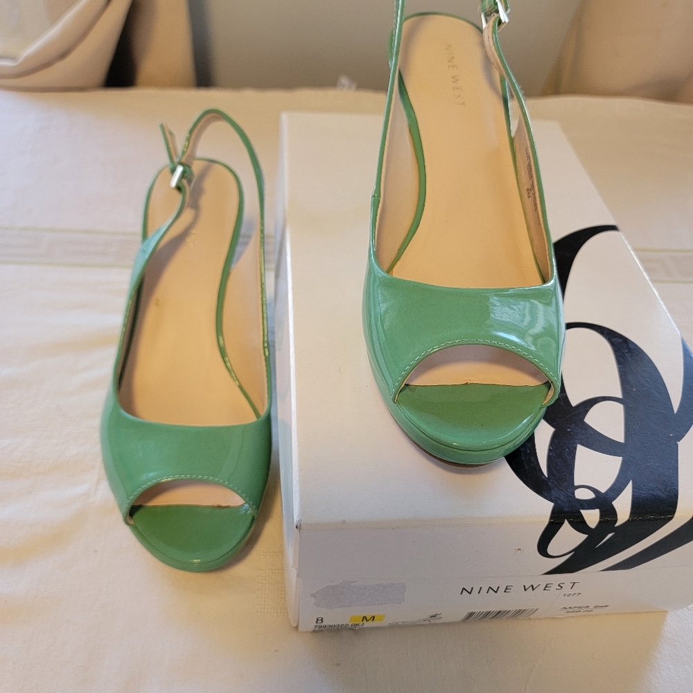 Nine West Heals Sz 8 - Picture 3 of 8